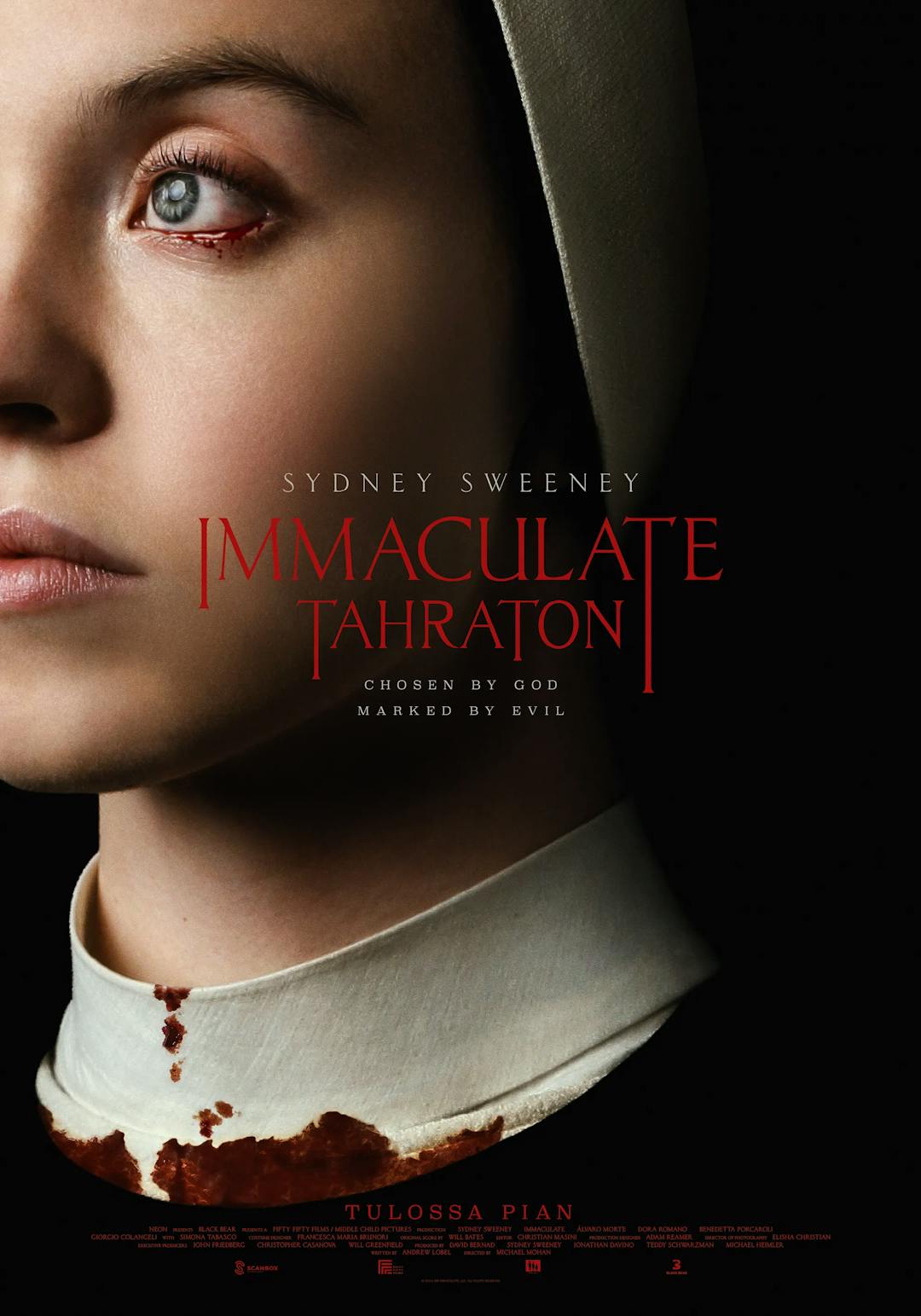 Sydney Sweeney kirkuu pääosassa hurmeisessa nunnakauhuelokuvassa Immaculate — Tahraton